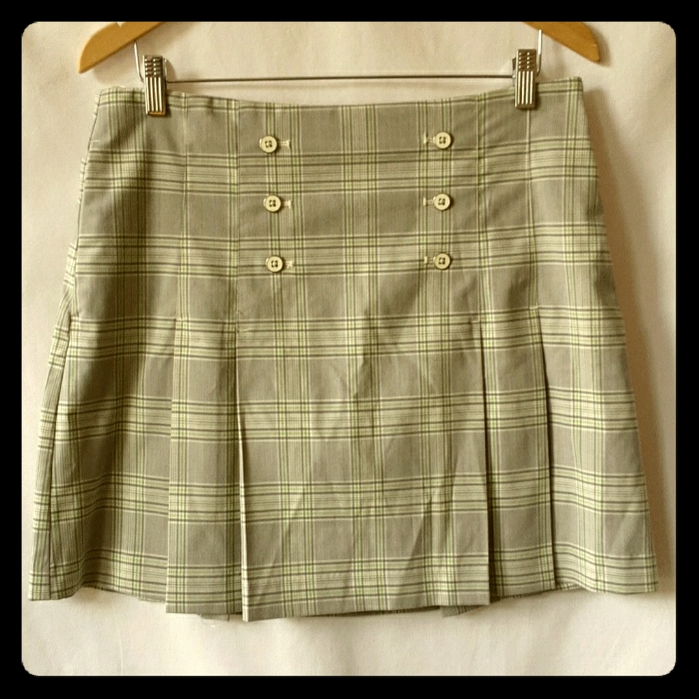 Plaid Pleated Golf Skirt by Izod xfg